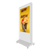2000 Nits Outdoor 43-inch White Floor Standing Digital Signage 