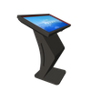 Black Touch-sensitive Slanted touch screen digital kiosk for Airport