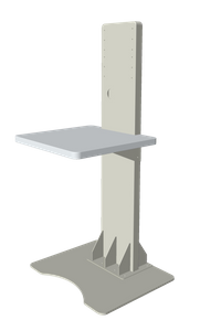 Modern Sturdy Floor Stand for Kiosk