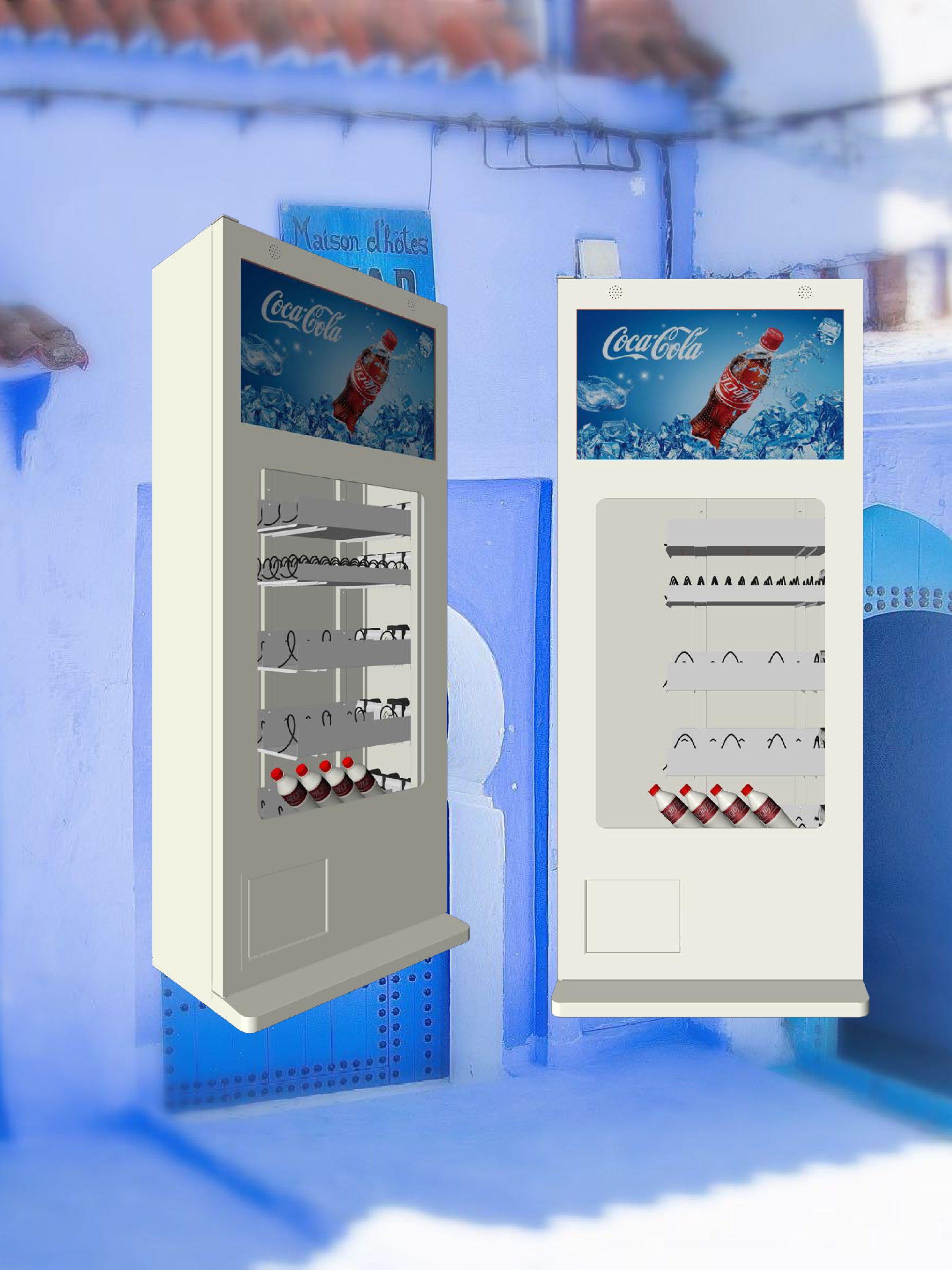 Intelligent Food And Snack Vending Machines display