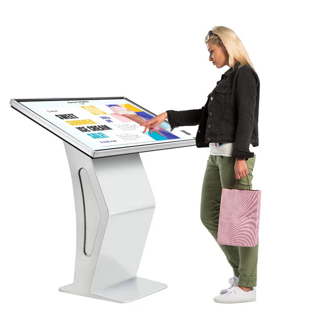 Horizontal touch all-in-one machine (white)