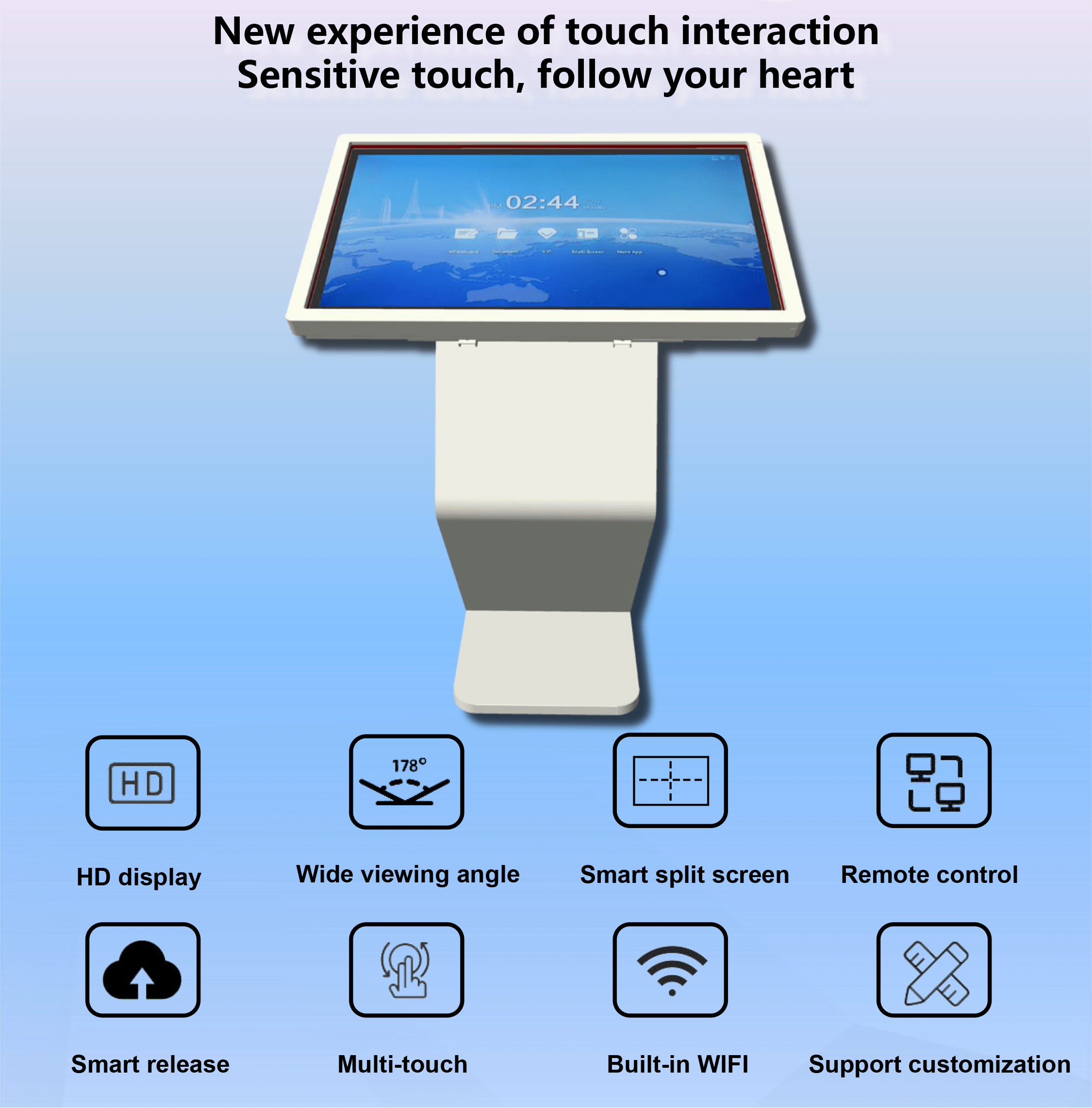 Secure Museum Slanted Touch Screen Digital Kiosk introduction(1)