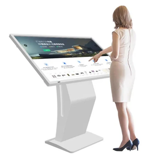 Horizontal touch all-in-one machine (white)